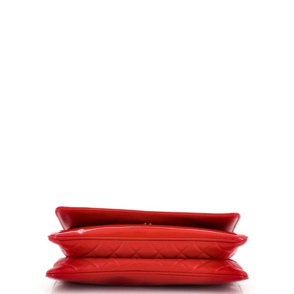 Chanel Lipstick Flap Bag Patent Vinyl Small Red - Picture 5 of 7